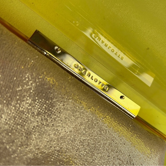 CHARLOTTE OLYMPIA YELLOW ACRYLIC TRANSPARENT BOX BAG - Picture 7 of 12